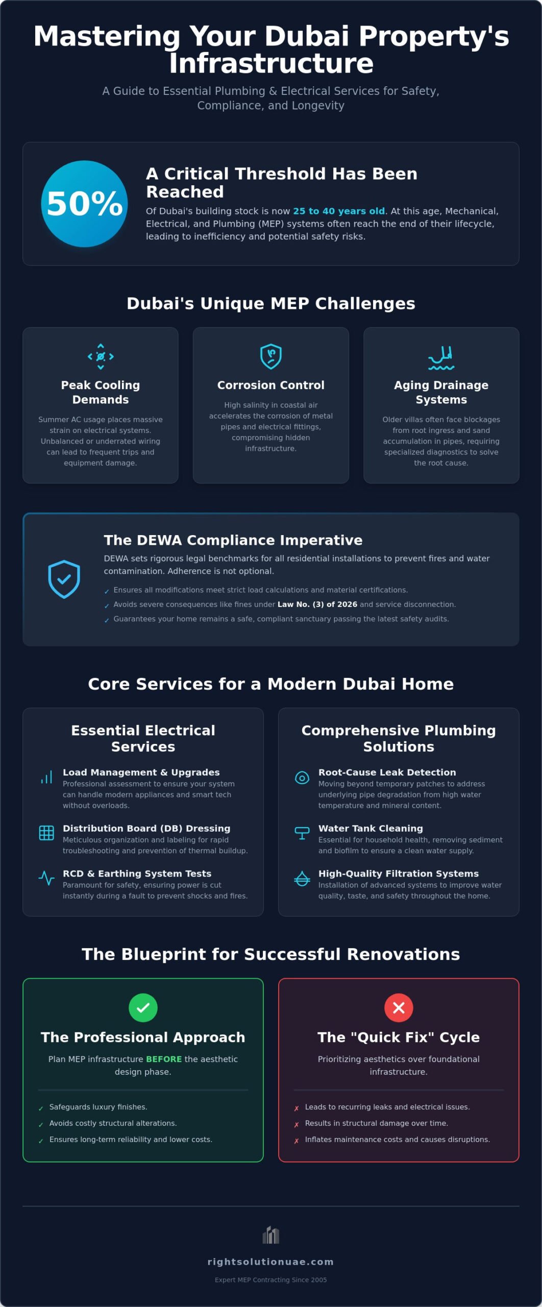 Professional Plumbing and Electrical Services in Dubai: A Comprehensive MEP Guide