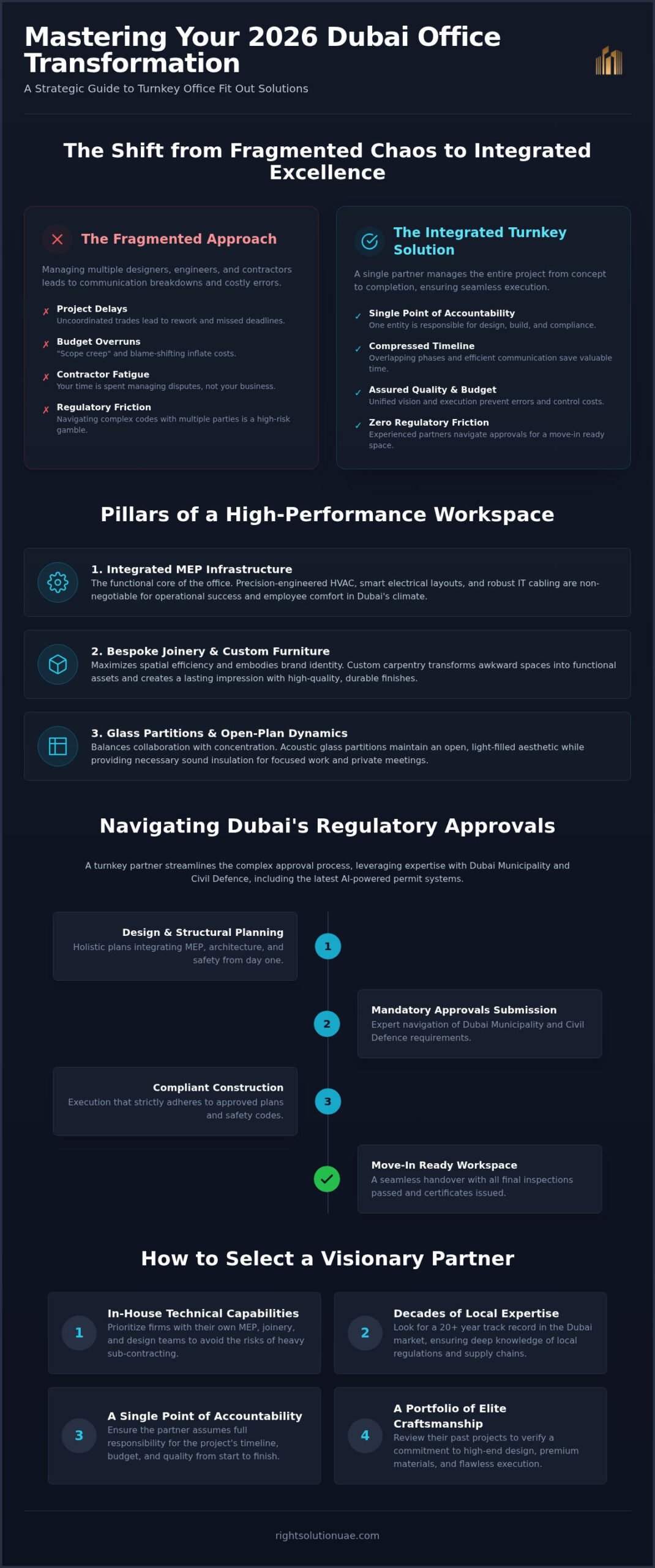 Turnkey Office Fit Out Solutions Dubai: 2026 Guide