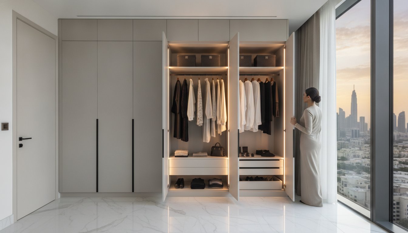 Built-in Wardrobe Solutions Dubai: Designing Bespoke Storage for Modern Living