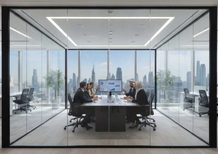 Custom Glass Meeting Rooms Dubai: Bespoke Acoustic & Design Solutions