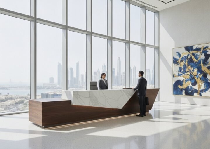 Custom-Made Reception Desks in Dubai: The Ultimate 2026 Buying Guide