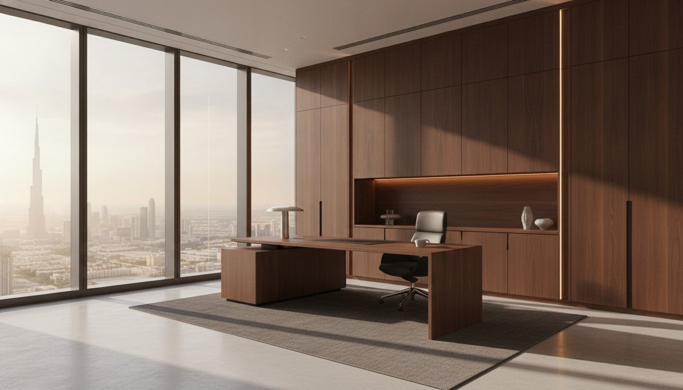 Custom Office Joinery Dubai: The Executive Guide to Bespoke Workspaces 2026