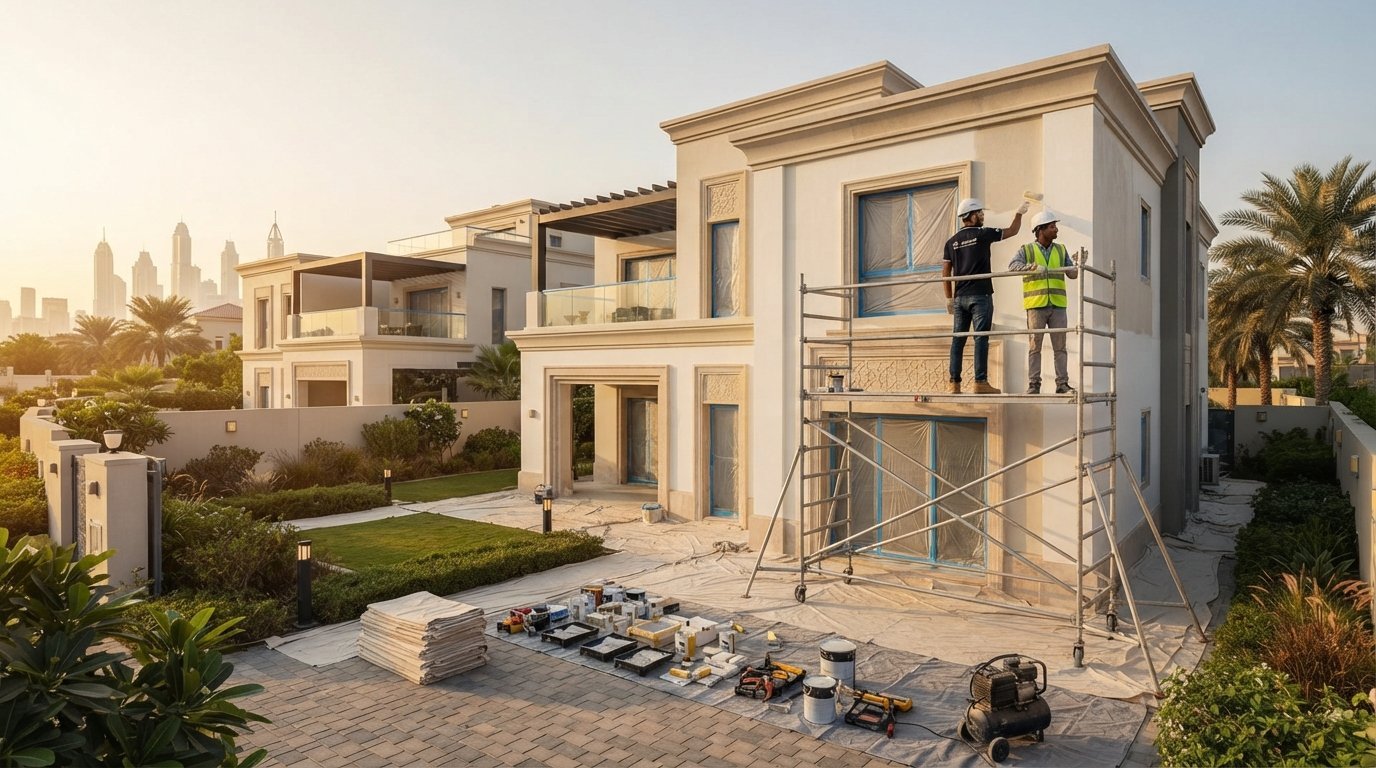 Exterior House Painting Cost Dubai: Comprehensive Villa Owner Buying Guide