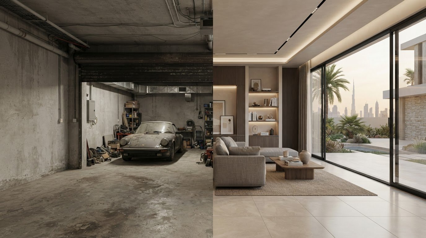 Garage Conversion to Living Space in Dubai: A Practical Guide