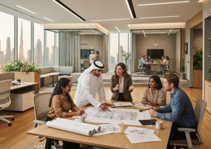 How an Office Interior Design Company Shapes Productive Dubai Workplaces