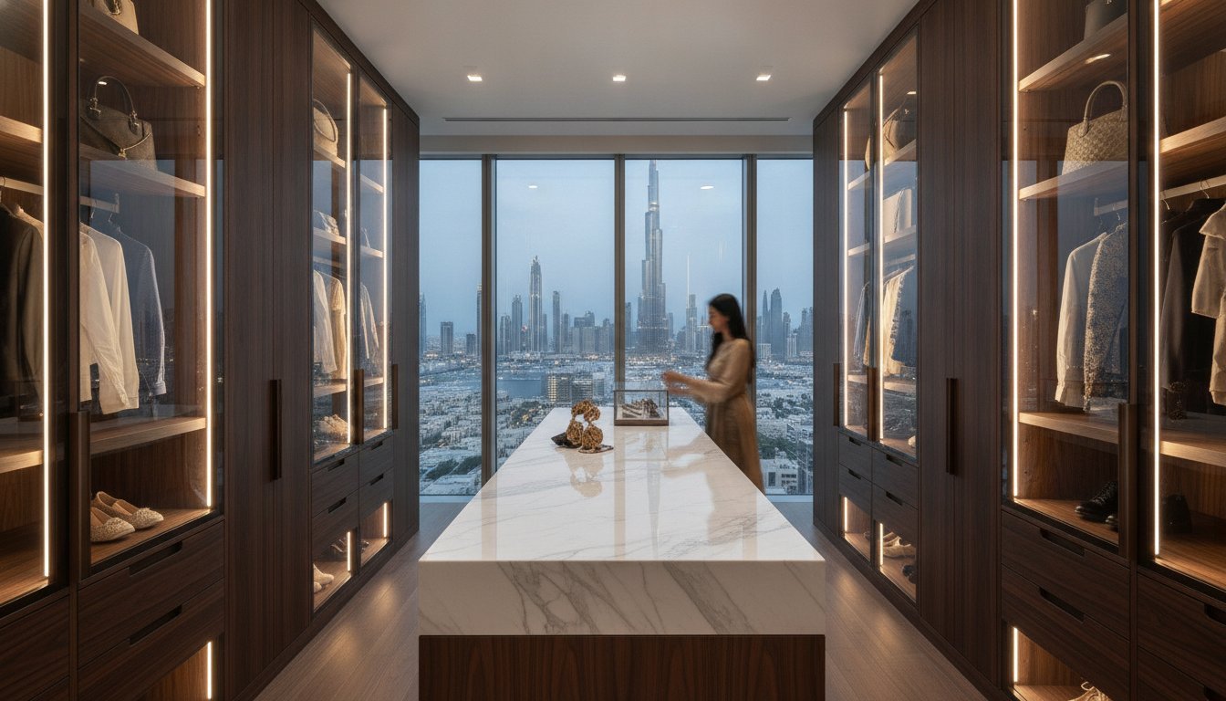 Luxury Walk-In Closet Design Dubai: The 2026 Guide to Bespoke Storage
